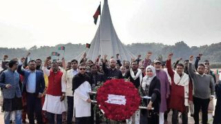 জাতীয় স্মৃতিসৌধে এবি পার্টির নতুন কমিটির শ্রদ্ধা